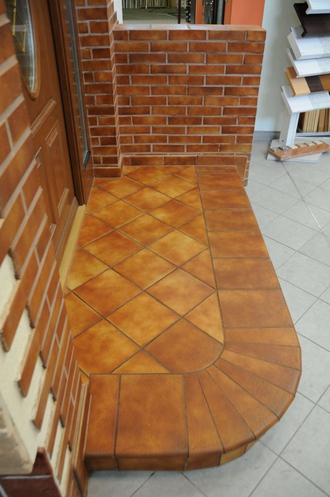 Klinker floor tile display case - Gres Aragón