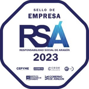 sello rsa empresa 2023 - GRES DE ARAGÓN OBTIENE EL SELLO DE EMPRESA RESPONSABILIDAD SOCIAL ARAGÓN