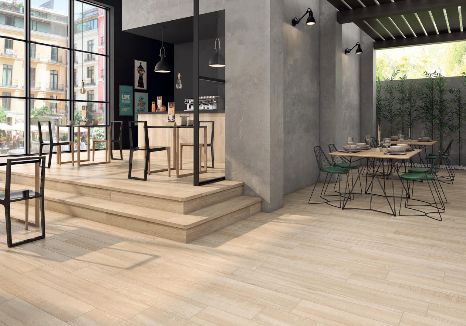 6 Colores Suelos Porcelánicos Imitación Madera - Gres Aragón