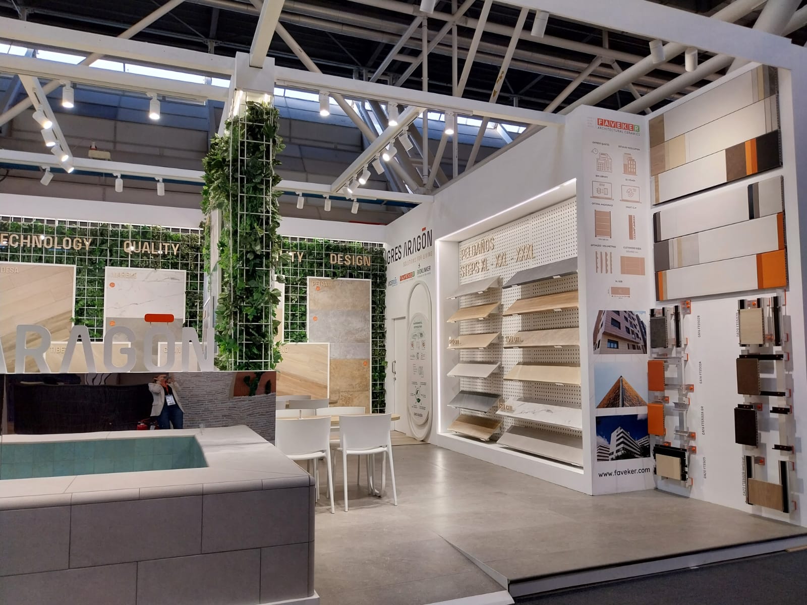 Stand Gres Aragón Faveker 3 - GRES ARAGÓN-FAVEKER WILL PARTICIPATE IN CERSAIE 2024