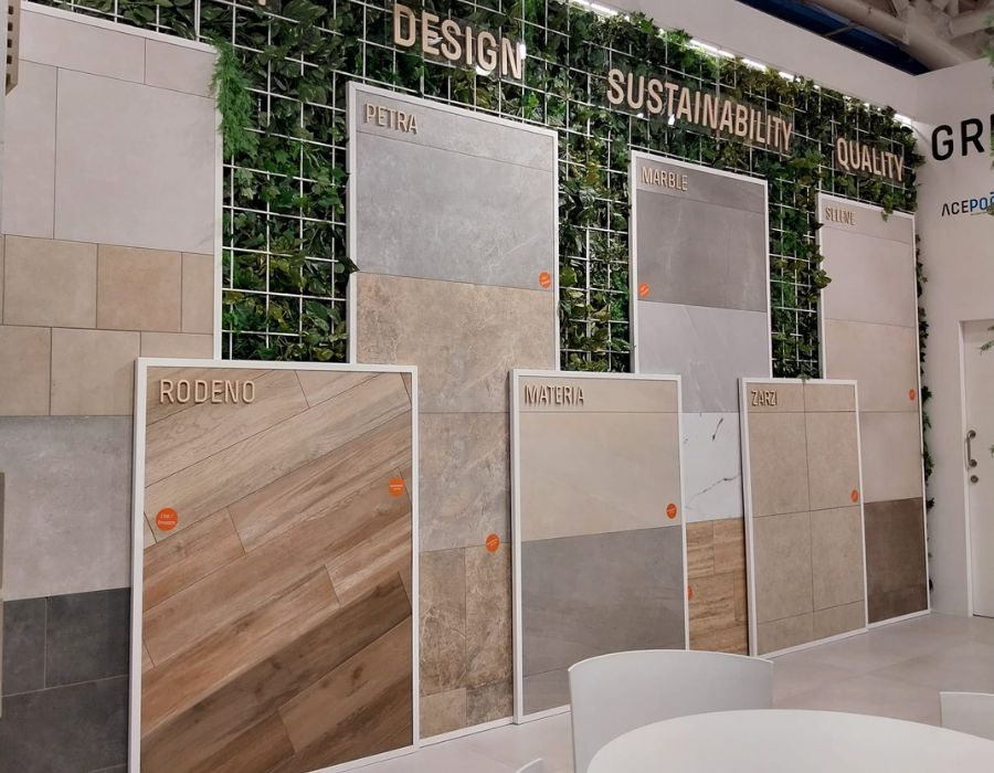 Ceramica gres aragon cersaie 2024 - CERSAIE 2024: TENDENZE CERAMICHE, INNOVAZIONE E DESIGN