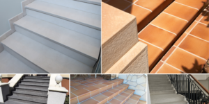 escaleras porcelánicas