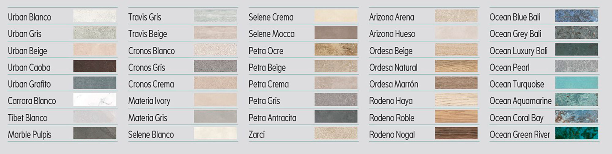 Piezas especiales piscina recre porcelanicos - No desbordantes