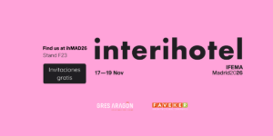 Gres Aragón interihotel MAD26 Gres Aragón en interihotel MAD26, del 17 al 19 de noviembre de 2026 en IFEMA Madrid.