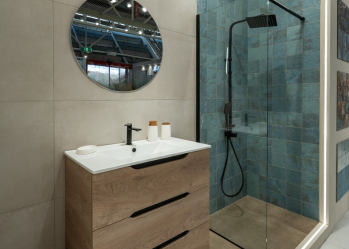 Ambiente de baño Selene y Ocean Aquamarine | Cersaie 2026